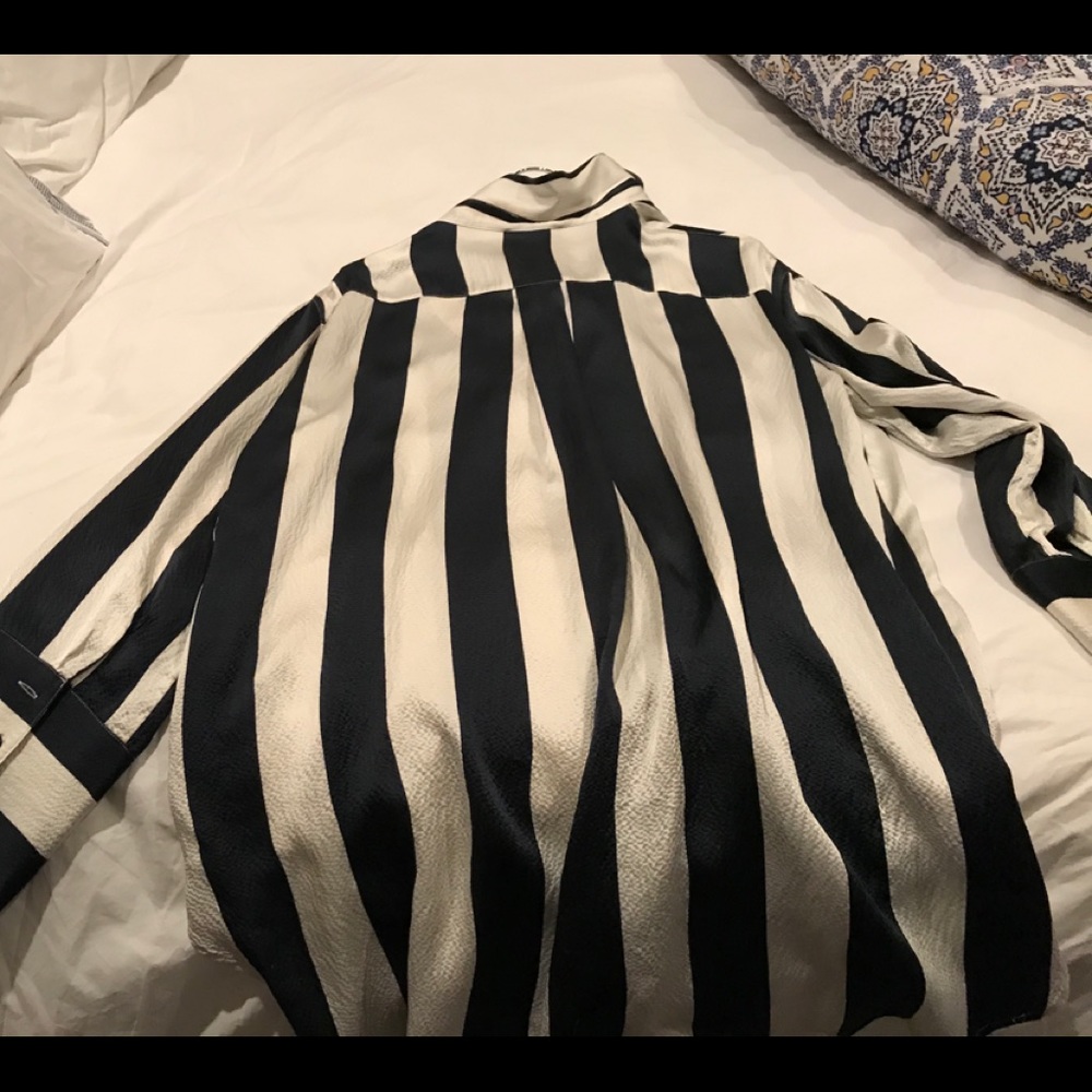 Satin Button Down - image 3